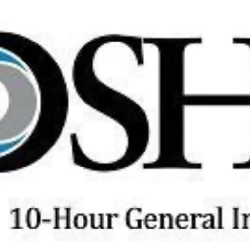 OSHA 10 hour General Industry Certification