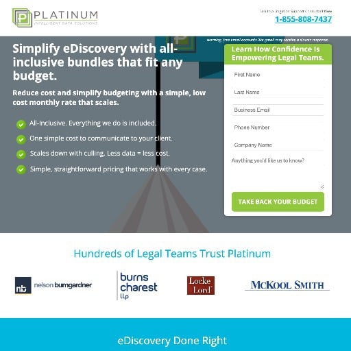 Landing Page: Cost Confidence Pilot