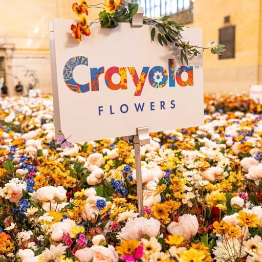 Crayola Flowers - Grand Central Terminal Take-Over