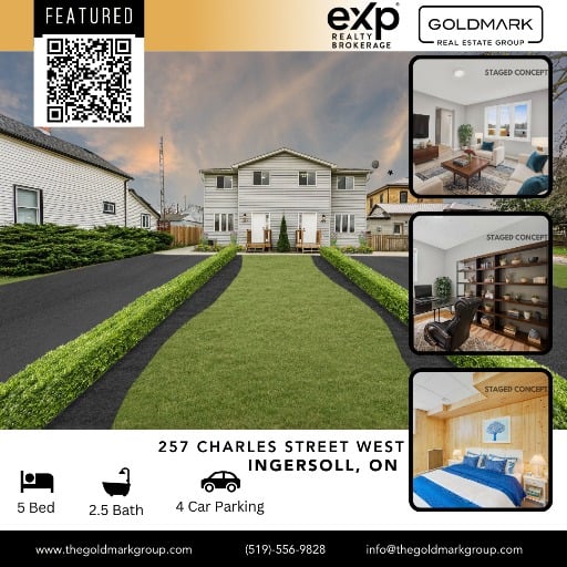 AFFORDABLE HOME - 257 Charles Street West - Ingersoll - 5 Beds / 2.5 Bath / 4 Car Parking _ SOLD