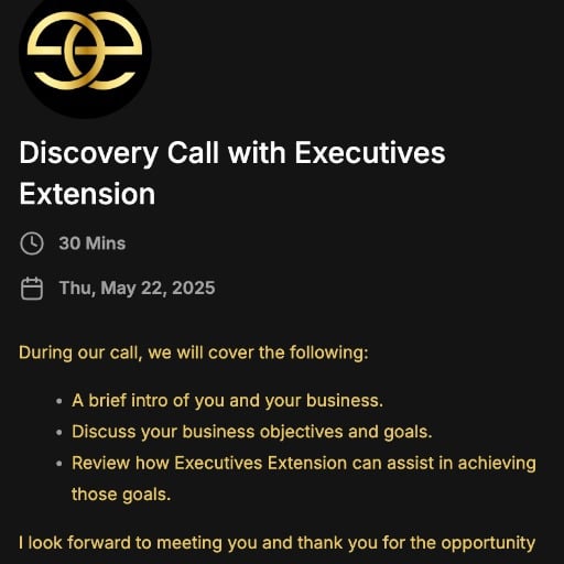 Book a Complimentary Call w/ Me!