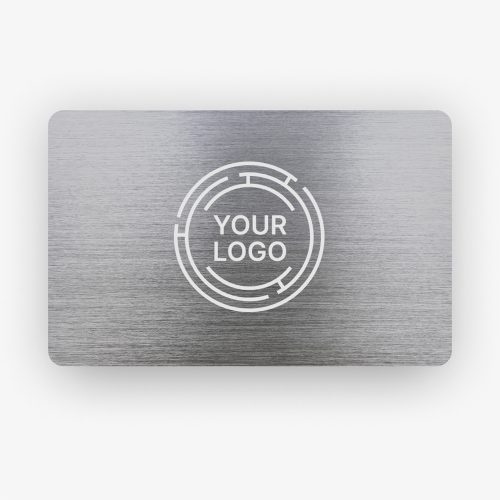 Stainless Steel Metal NFC Business Card with Laser engraving